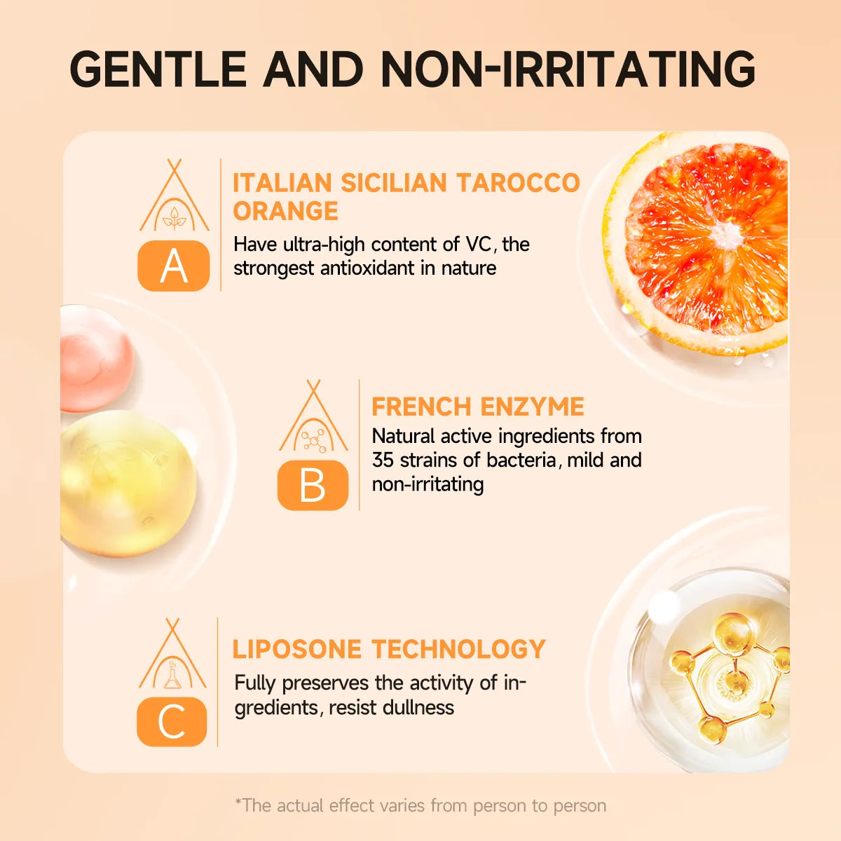 Glossie Orange Exfoliating Gel